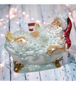 Père Noël dans son Bain