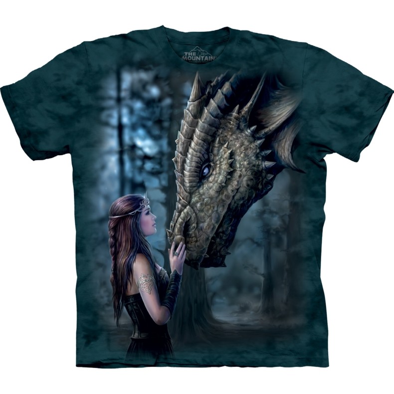 The Mountain Once Upon a Time Dragon Anne Stokes T Shirt Il etait une fois