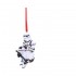 Figurine de Stormtrooper Emmélé dans une Guirlande de Noël